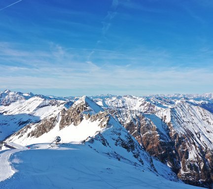Bergpanorama vom Kreuzkogel in Sportgastein