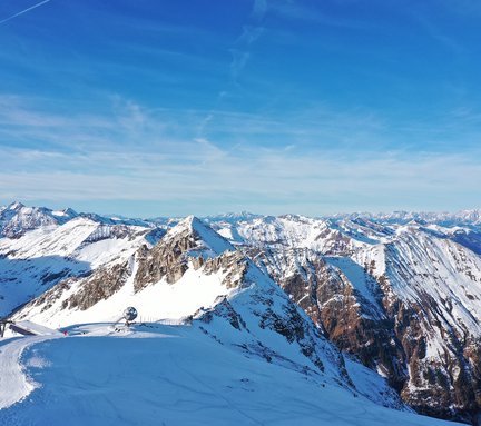 Bergpanorama vom Kreuzkogel in Sportgastein