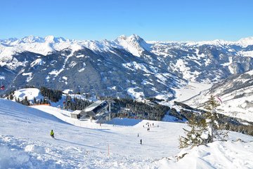 Skigebiet Dorfgastein mit Blick ins Tal