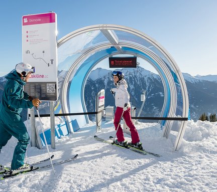 Skimovie start in Skigastein