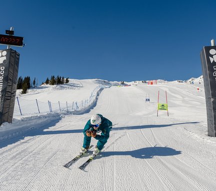 Skimovie finish in Gastein