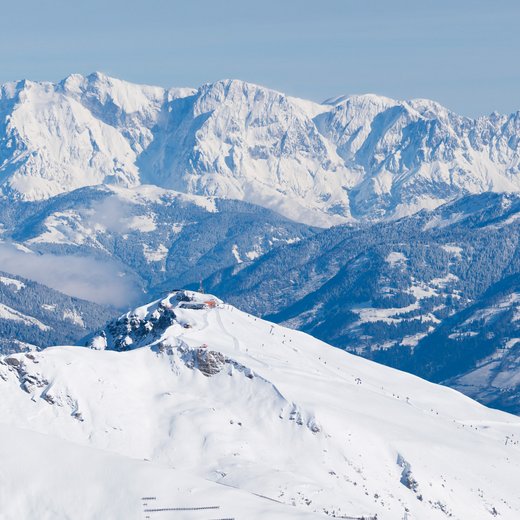Gastein Winter Bergpanorama Skiberg Stubnerkogel