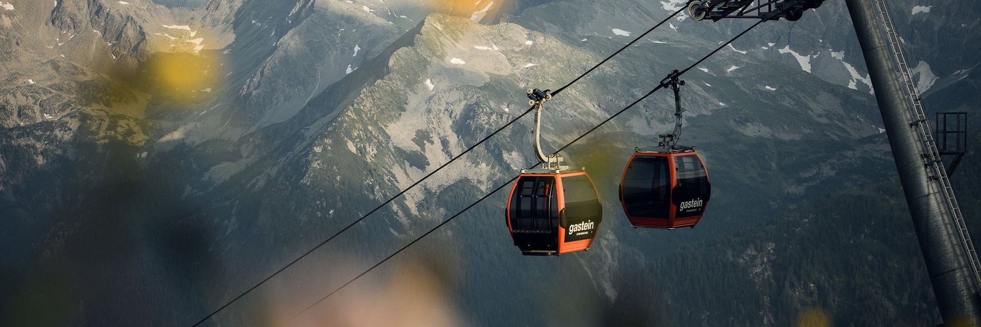 Stubnerkogelbahn bei der Abendauffahrt