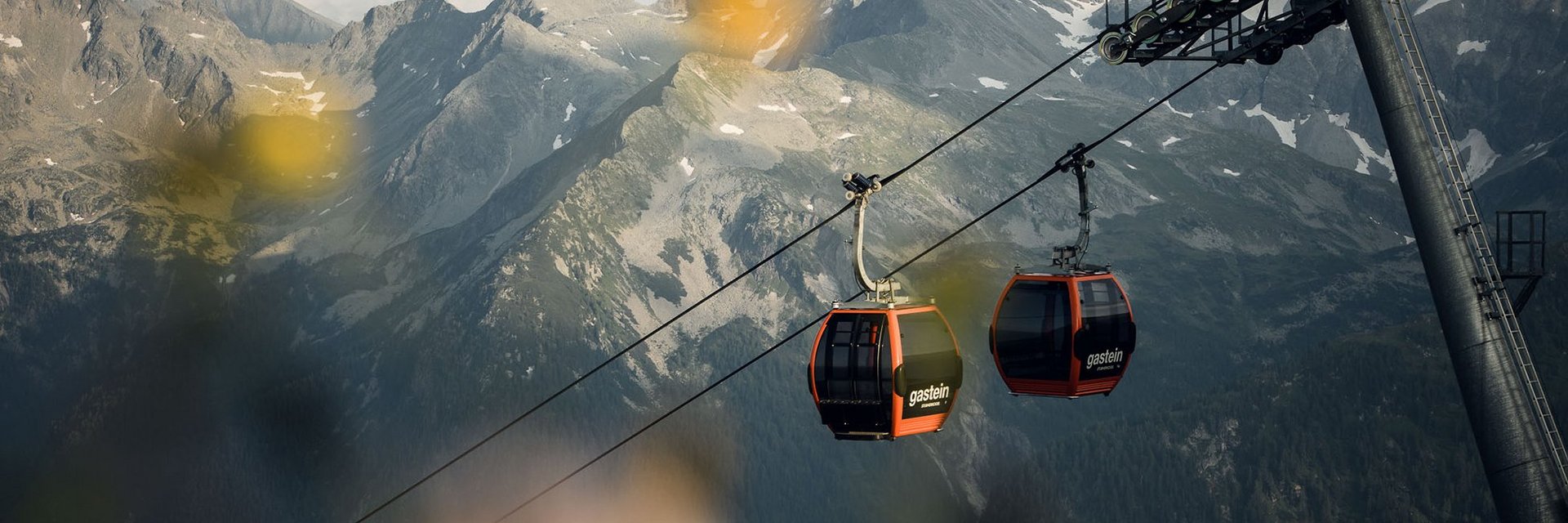 Stubnerkogelbahn at sunset